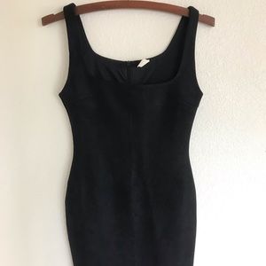 Black Suede Dress